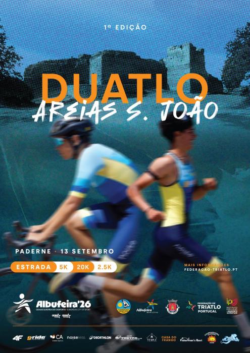 Cartaz 1º Duatlo Areias S. João