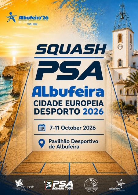 Torneio PSA Professional Squash Association e Etapa do Circuito Nacional de Squash