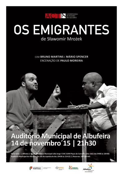 ACTA SOBE AO PALCO DO AUDITÓRIO DE ALBUFEIRA COM A PEÇA “OS EMIGRANTES”