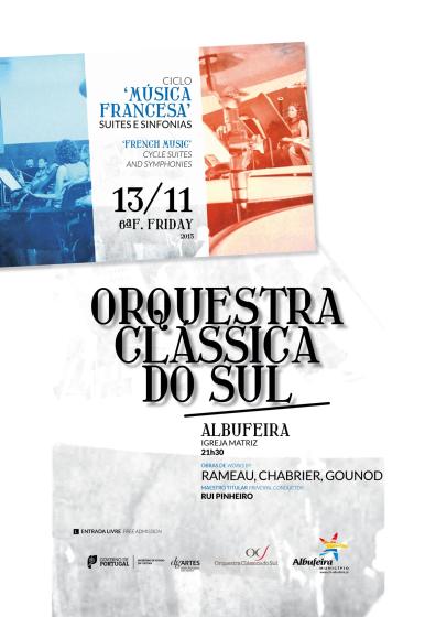 ORQUESTRA CLÁSSICA DO SUL TRAZ “MÚSICA FRANCESA” À IGREJA MATRIZ
