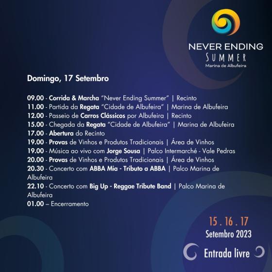 Cartaz Never Ending Summer - Programa Domingo