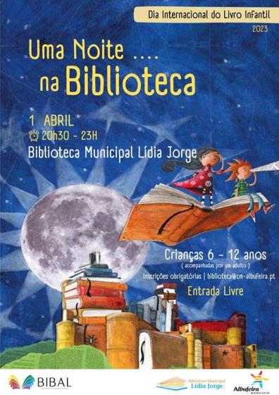 Cartaz - Uma Noite... na Biblioteca