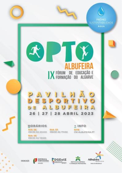 Cartaz - OPTO IX Fórum de Educação e Formação do Algarve