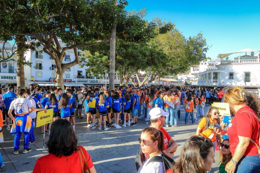 Cerimónia de abertura da Festa do Basquetebol Juvenil