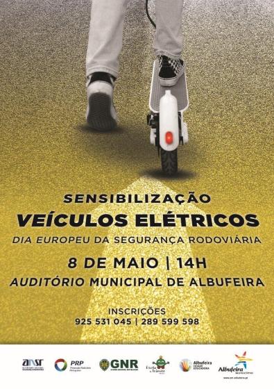 Cartaz - Ação de Sensibilização sobre Veículos Elétricos