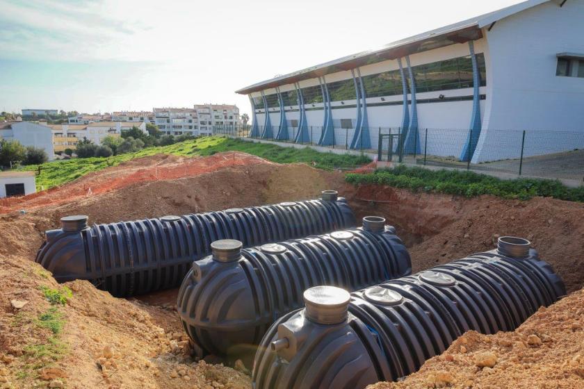 Tanques para reaproveitamento das águas de lavagem dos filtros backwash das Piscinas Municipaisreaproveitamento das águas de lavagem dos filtros backwash das Piscinas Municipaisreaproveitamento das águas de lavagem dos filtros backwash das Piscinas Municipais