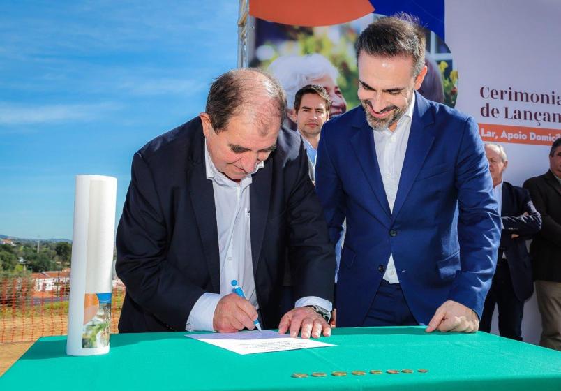 Lançamento da Primeira Pedra do Lar, Apoio Domiciliário e Centro de Dia de Fontainhas