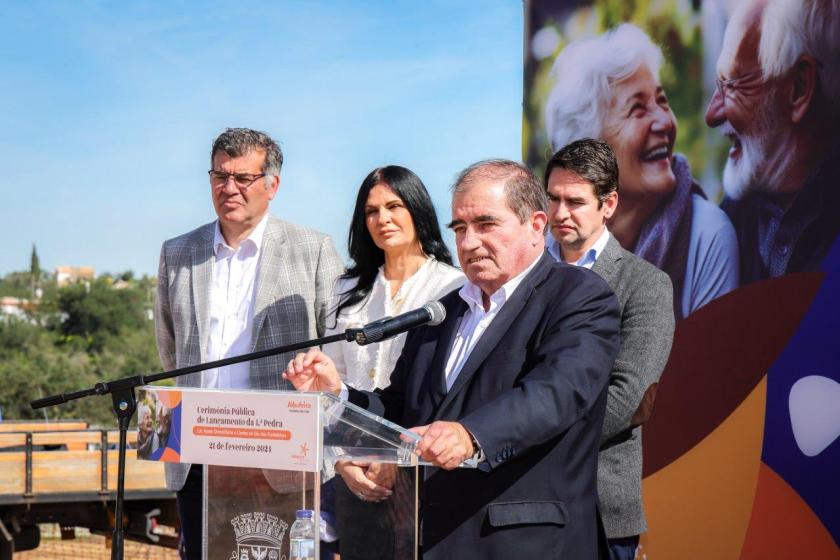 Lançamento da Primeira Pedra do Lar, Apoio Domiciliário e Centro de Dia de Fontainhas