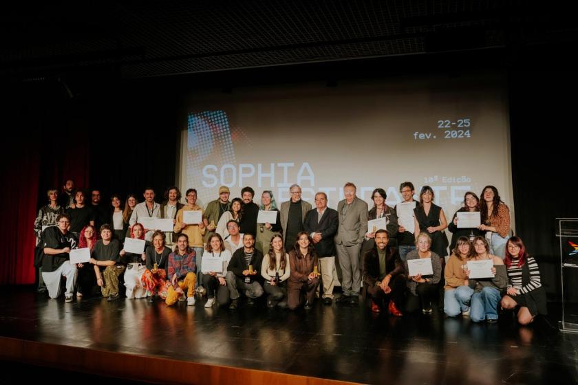 Foto dos vencedores do Sophia Estudante 2024