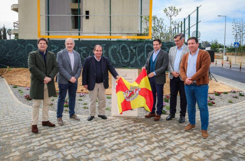 Inauguração de nova rotunda na Guia