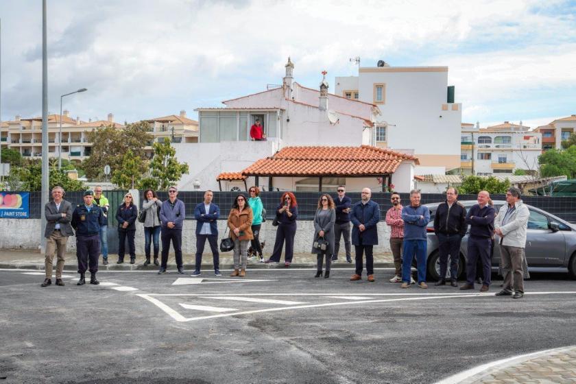 Inauguração de nova rotunda na Guia