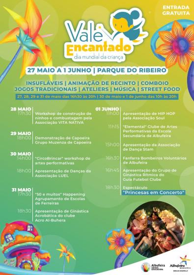 Cartaz do Vale Encantado, Dia Mundial da criança