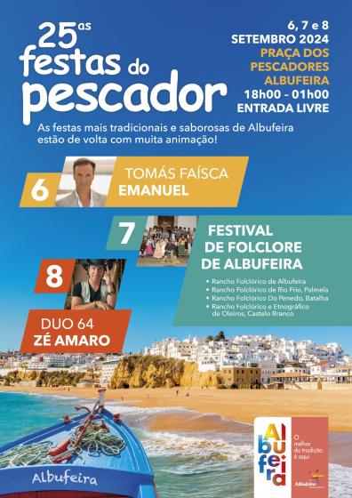 Cartaz das 25ª Festas do Pescador