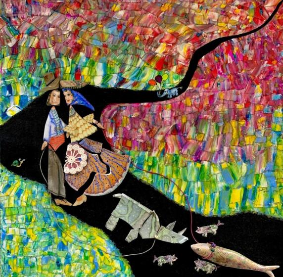 exposição “Integração de Porcelana na Arte Contemporânea” de Belinha Silva