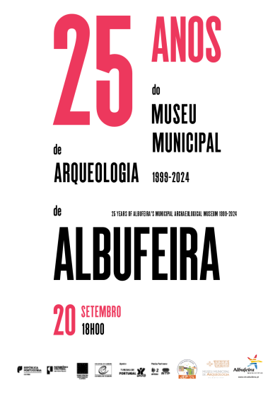 Cartaz 25 anos do Museu Municipal de Arqueologia