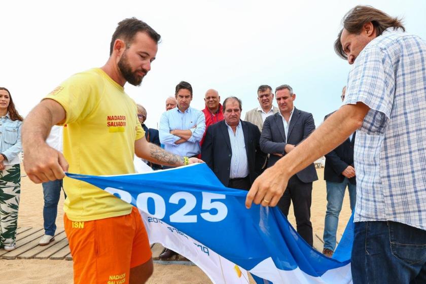 hastear da Bandeira Azul da Europa