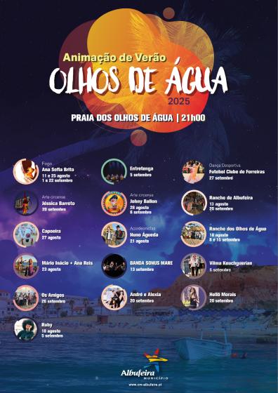Cartaz - Animação de Verão | Olhos de Água