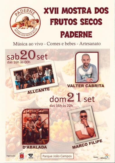 Cartaz Mostra de Frutos Secos