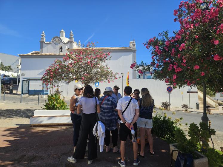 comitiva de jornalistas franceses em Albufeira