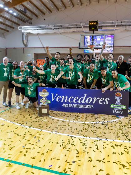 SPORTING CONQUISTA TAÇA DE PORTUGAL DE BASQUETEBOL EM ALBUFEIRA