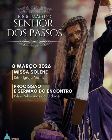 Cartaz  Procissão do Senhor dos Passos