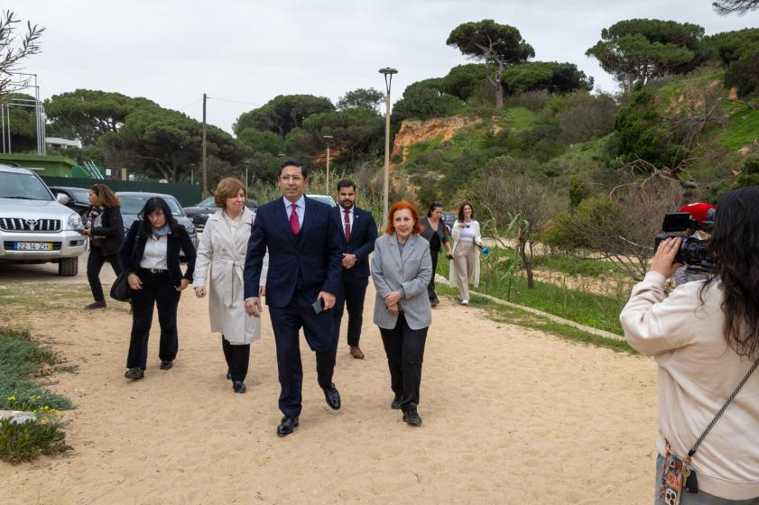 MINISTRA DO AMBIENTE E ENERGIA VISITOU ALBUFEIRA