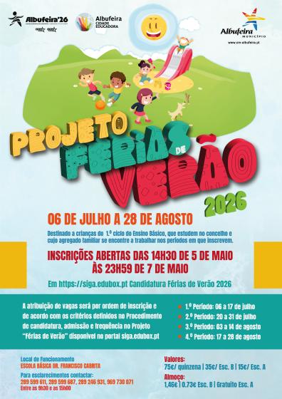 Cartaz - Projeto Féria de Verão 2026