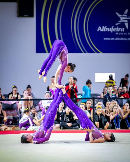 JOVENS GINASTAS VIERAM A ALBUFEIRA  DISPUTAR CAMPEONATOS TERRITORIAIS