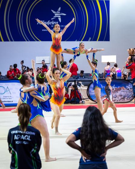 JOVENS GINASTAS VIERAM A ALBUFEIRA  DISPUTAR CAMPEONATOS TERRITORIAIS