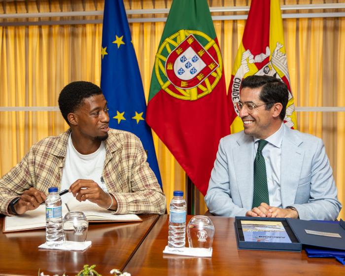 Rui Cristina recebeu Gerson Baldé