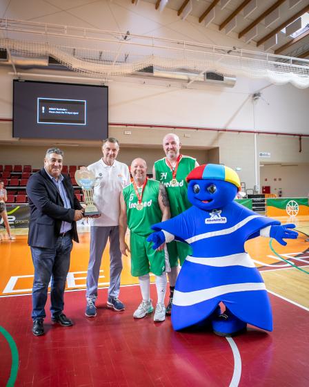 Esba maxibasket voltou a colocar albufeira  No mapa europeu de basquetebol veterano
