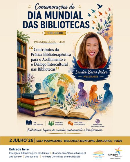 Cartaz Dia Mundial das Bibliotecas