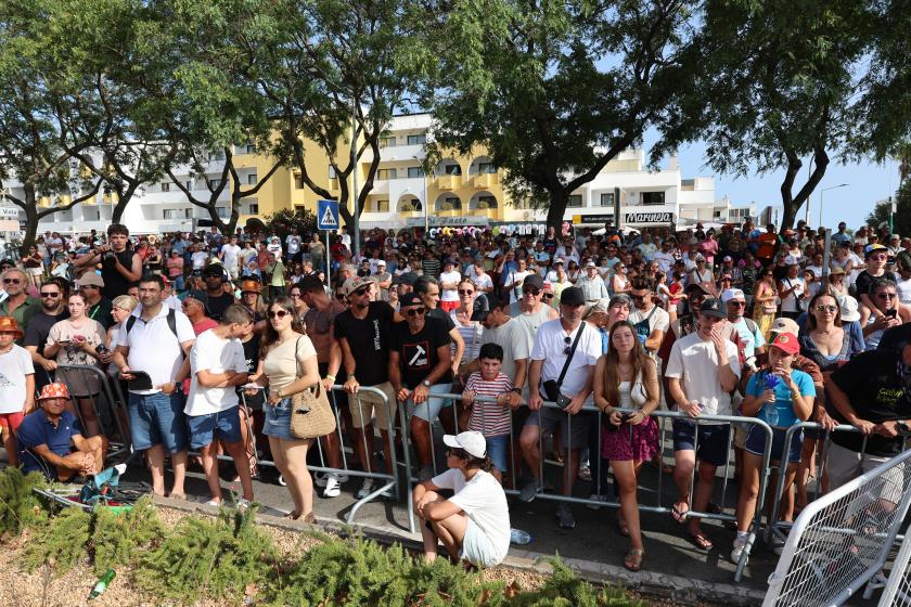 Chegada a Albufeira da 2.ª etapa da Volta a Portugal em bicicleta