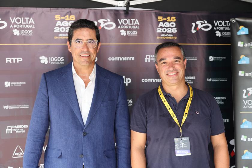 Chegada a Albufeira da 2.ª etapa da Volta a Portugal em bicicleta