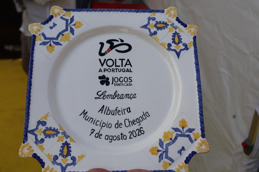 Chegada a Albufeira da 2.ª etapa da Volta a Portugal em bicicleta