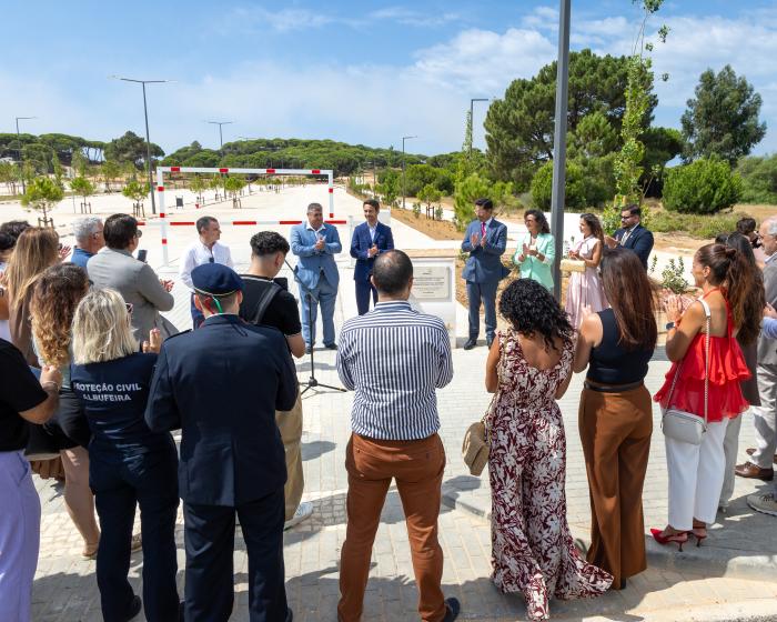 inauguração do Parque de Estacionamento e Passadiços Albufeira Nascente - ampliar imagem ou passar à próxima