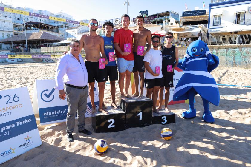 Verão desportivo 2026 consagrou campeões de voleibol de praia - ampliar imagem ou passar à próxima