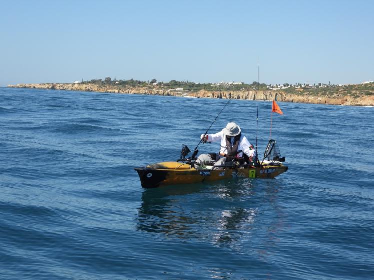 PORTUGAL SAGRA-SE CAMPEÃO DO MUNDO  DE PESCA EM KAYAK EM ALBUFEIRA - ampliar imagem ou passar à próxima