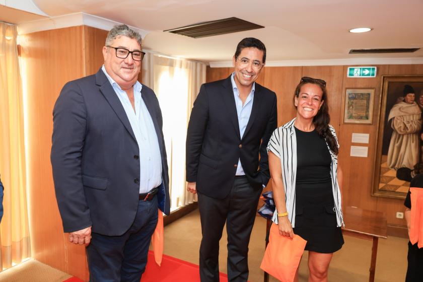 receção aos participantes do projeto Erasmus+ - ampliar imagem ou passar à próxima