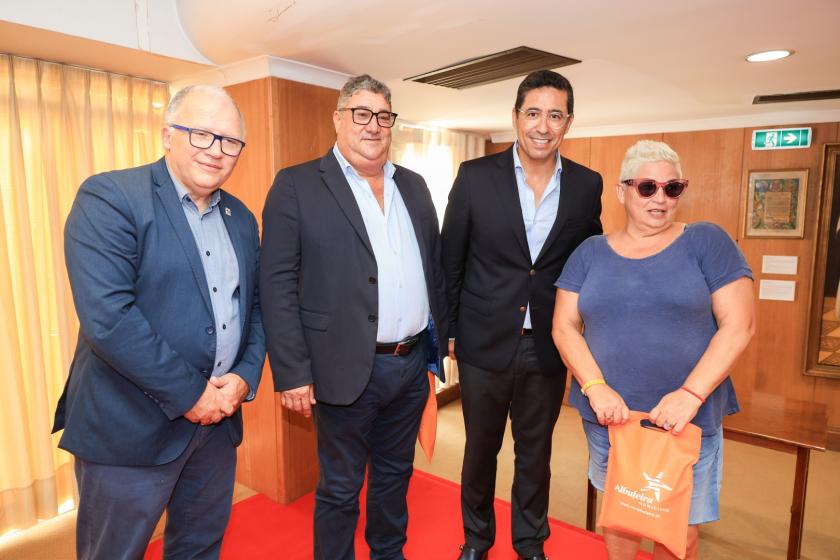 receção aos participantes do projeto Erasmus+ - ampliar imagem ou passar à próxima