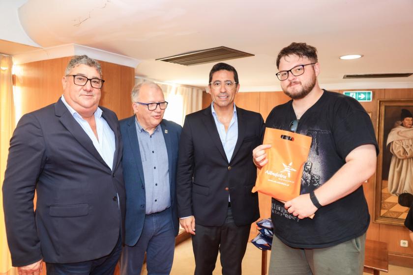 receção aos participantes do projeto Erasmus+ - ampliar imagem ou passar à próxima