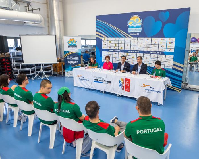 Apresentação do 12.º Campeonato do Mundo de Natação DSISO - ampliar imagem ou passar à próxima