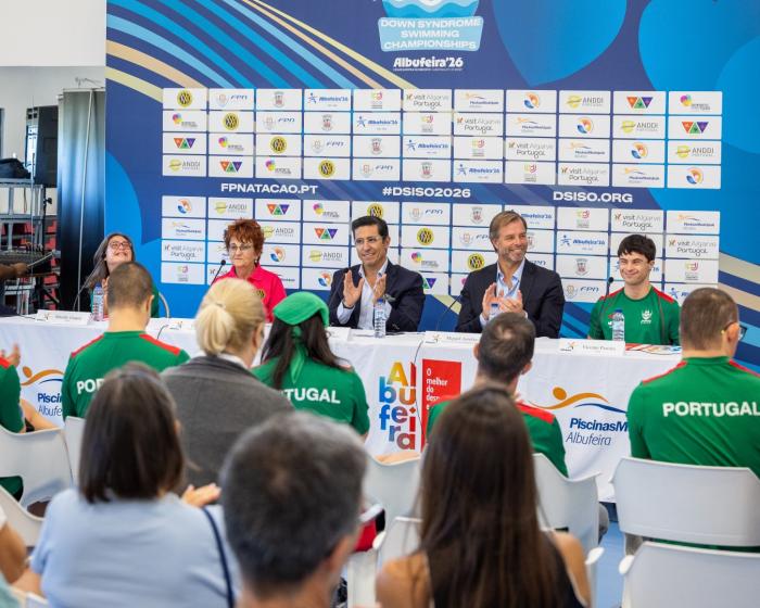 Apresentação do 12.º Campeonato do Mundo de Natação DSISO - ampliar imagem ou passar à próxima