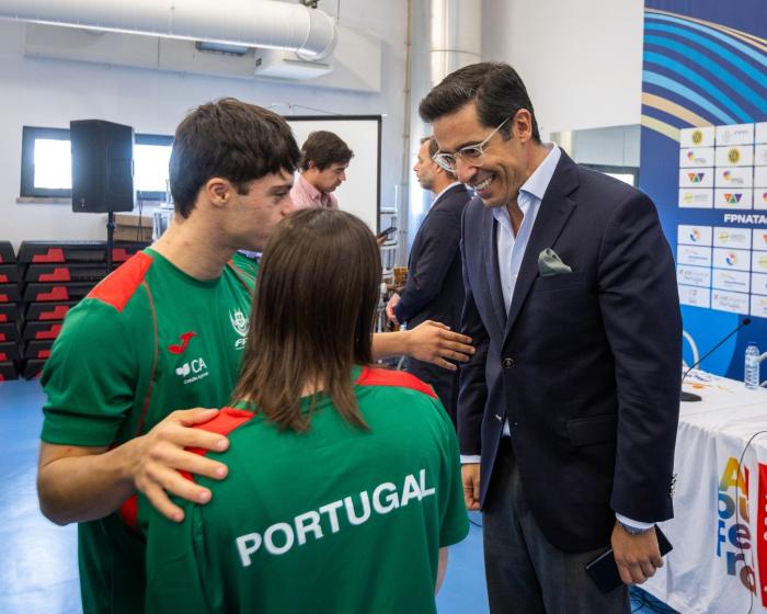 Apresentação do 12.º Campeonato do Mundo de Natação DSISO - ampliar imagem ou passar à próxima