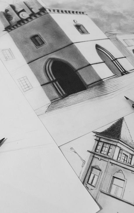 Oficina de Desenho - Perspetiva no desenho urbano
