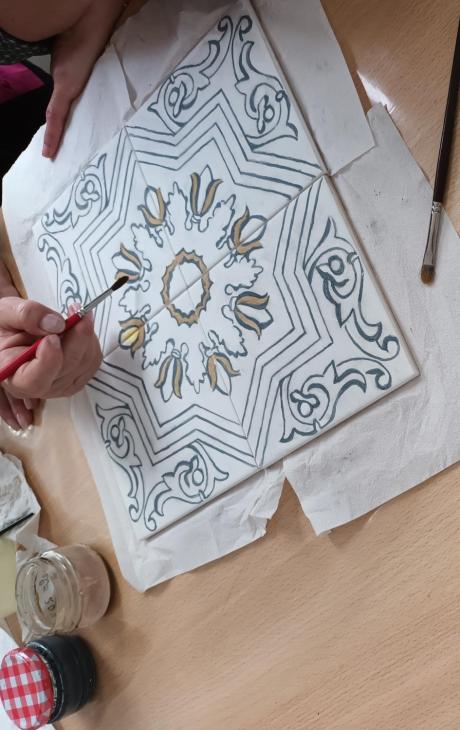 Workshop de Pintura em Azulejo