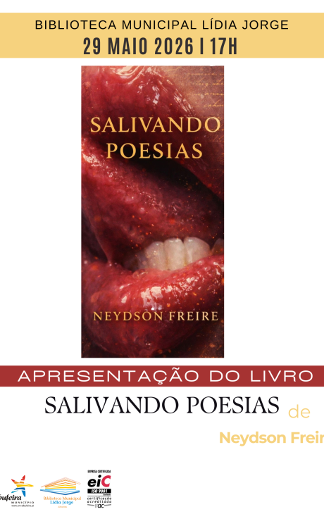 Cartaz - Apresentação de Livro "Salivando Poesias"