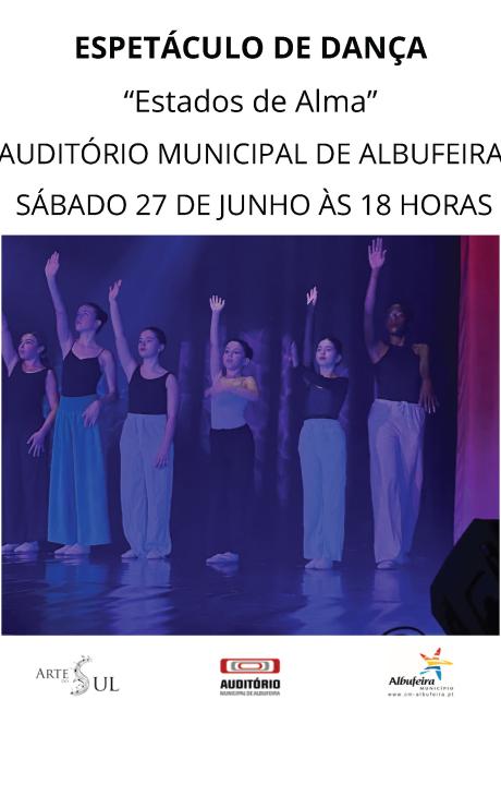 Cartaz - Espetáculo de Dança - Estados de Alma