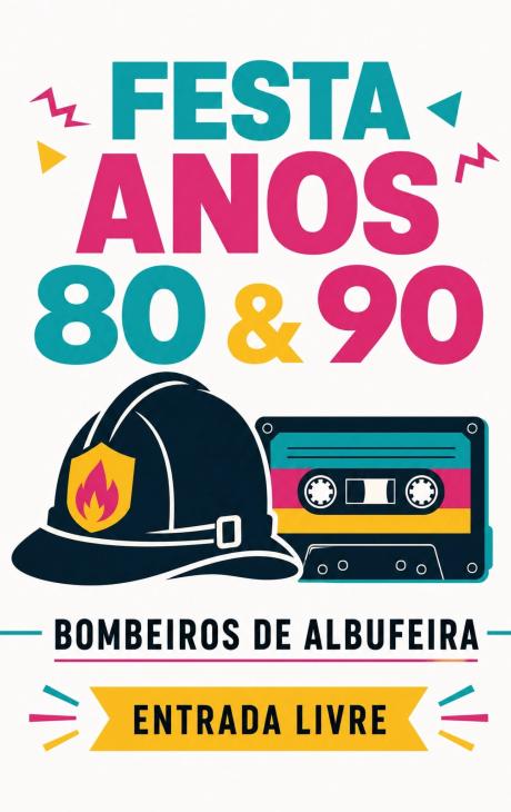 Cartaz - Festa Anos 80 & 90