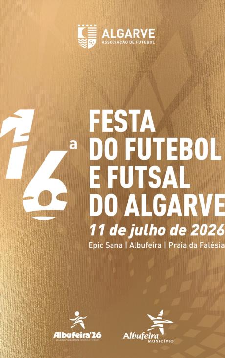 Cartaz - 16ª Festa do Futebol e do Futsal do Algarve
